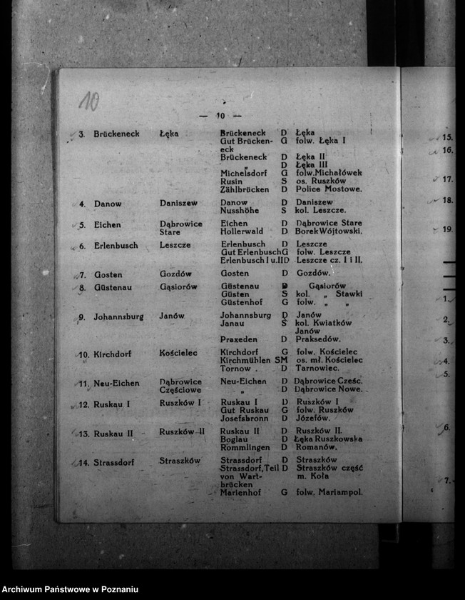 Obraz 15 z jednostki "Ortsverzeichnis des Kreises Warthbrücken"