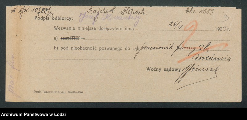 Obraz 5 z jednostki "Henoch Rajchert- skręcalnia nici"