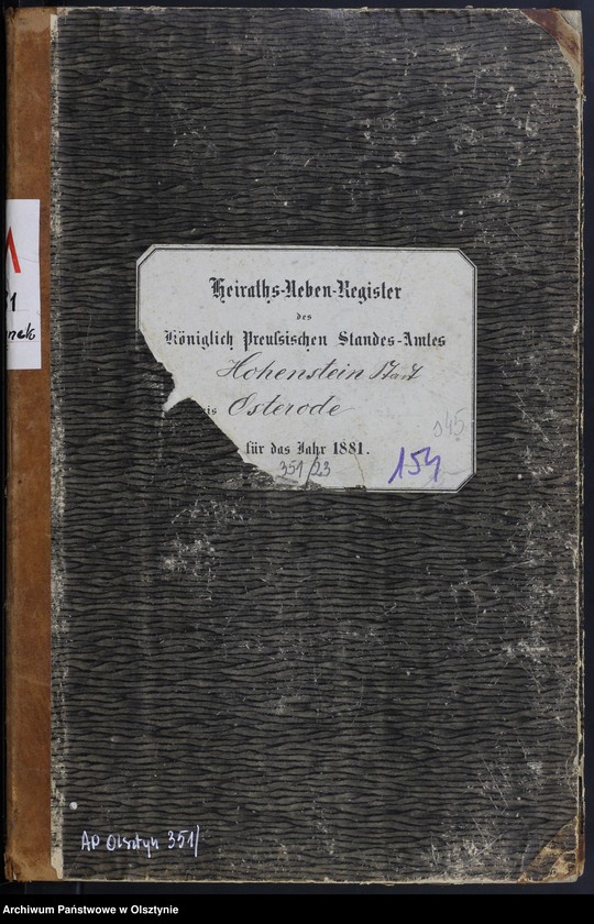 image.from.unit.number "Heiraths-Neben-Register Nr 1 - 22"