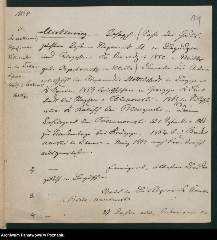 Obraz 18 z jednostki "A. betr. Kasimir Miszkiewicz /auch Josef/"