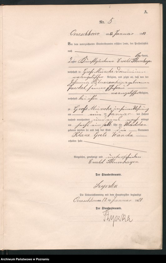 Obraz 8 z jednostki "Geburts-Neben-Register"