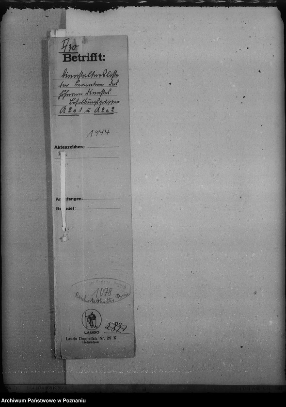 Obraz 4 z jednostki "Dienstaltersliste der Beamten des höheren Dienstes"