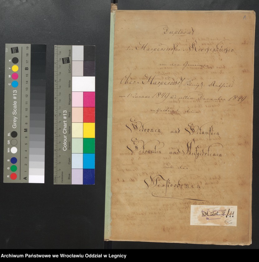 image.from.unit.number "Duplicat der Harpersdorfer Kirchenbücher von der Gemeinde Ober Harpersdorf Konigl. Anteils"