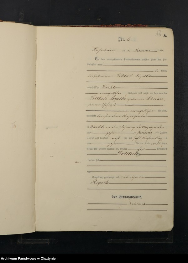 image.from.unit.number "Geburts-Haupt-Register Nr 1 - 257"