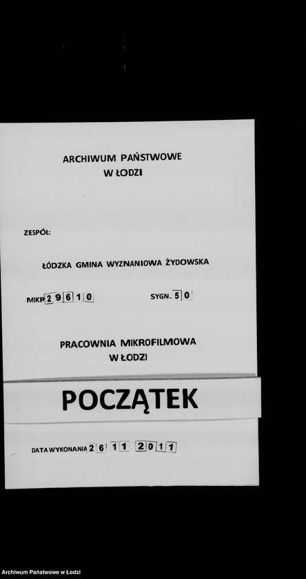 Obraz 1 z jednostki "Kwestionariusze sekcji pań"