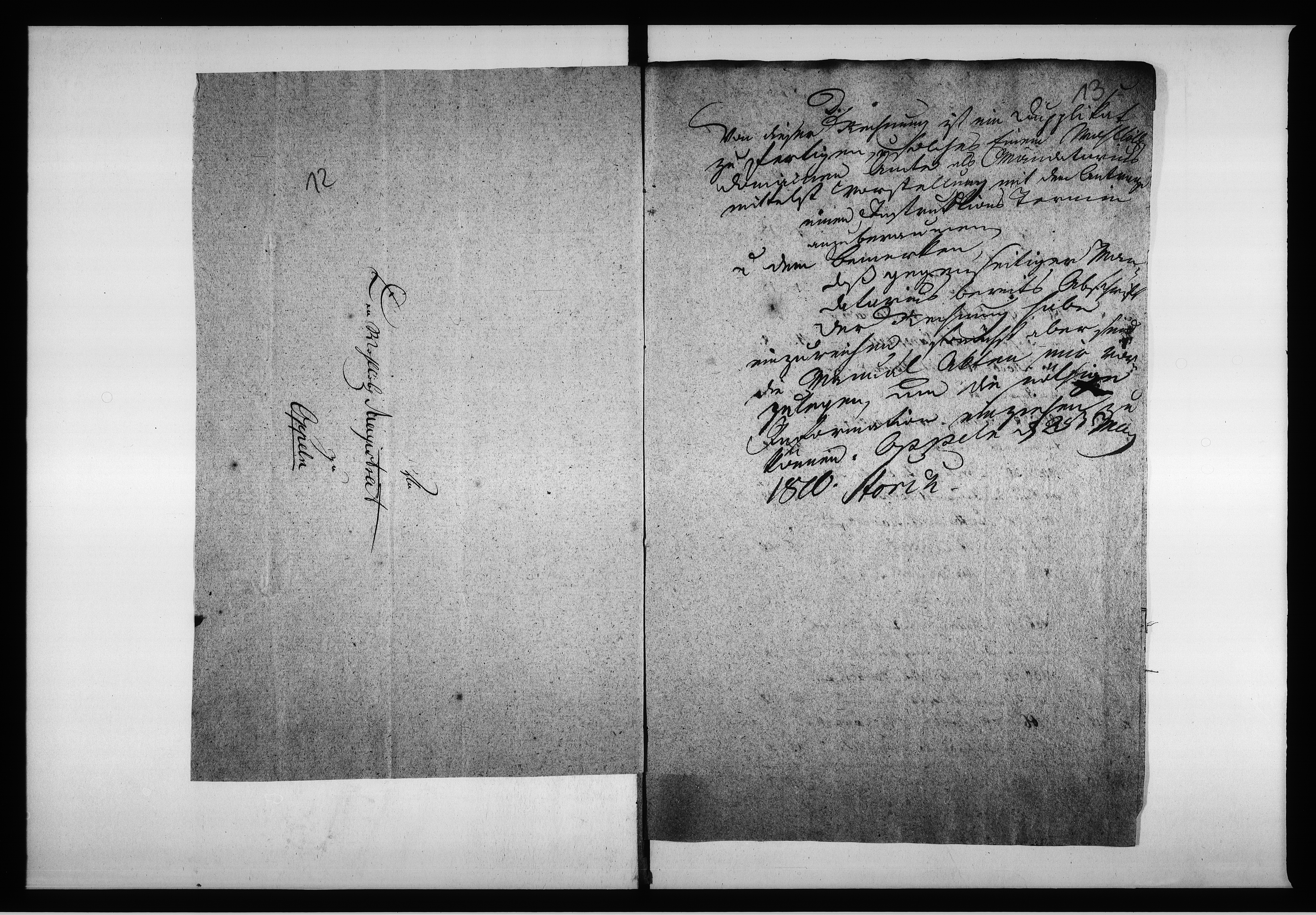 Obraz 15 z jednostki "Manual Akten des Magistrats zu Oppeln wegen der Forderung von Baudenpachtgefälle an die Andreas Nowackschen Erben auf dem hiesigen Schloss Grunde wohnhaft"