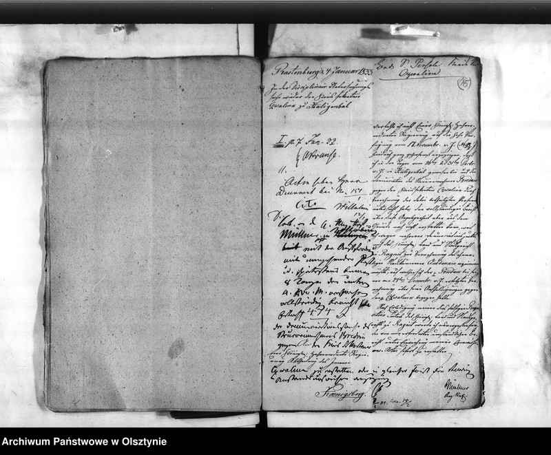 image.from.unit.number "Abtheilung des Innern. Beschwerden wieder den Kreis Secretair Czwalina in Heiligenbeil"