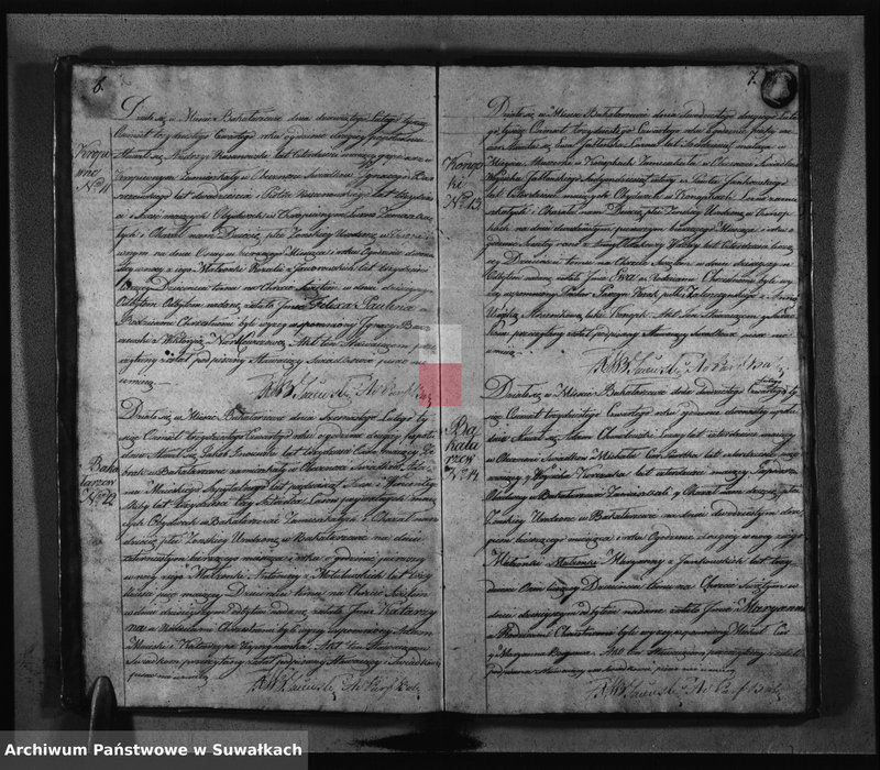 image.from.unit.number "Księga Duplikat Urodzonych, Zaślubionych Umarłych z roku 1834 Parafij Bakałarzewskiey Przeznaczona do Archiwum Hipotecznego Powiatu Dąbrowskiego"