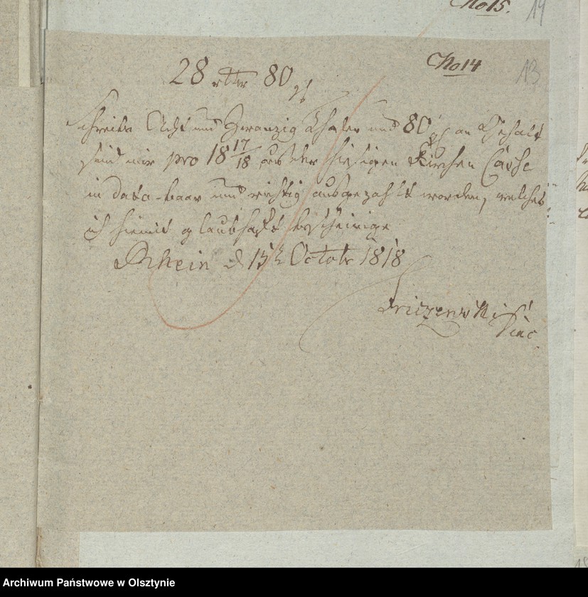 image.from.unit.number "Beläge zur 1817-1818 Rheinschen Kirchen Rechnung"