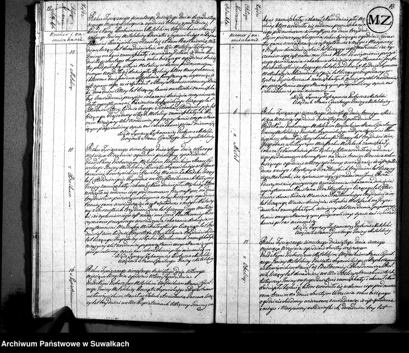 image.from.unit.number "Akta Urodzenia Urzędnika Stanu Cywilnego Gminy Metelskiey Powiatu Seyneńskiego Departamentu Łomżyńskiego od 1-go Maia Tysiąc osiemnastego dziesiątego Roku aż do 1-go Stycznia Roku Tysiąc osimset dwunastego"