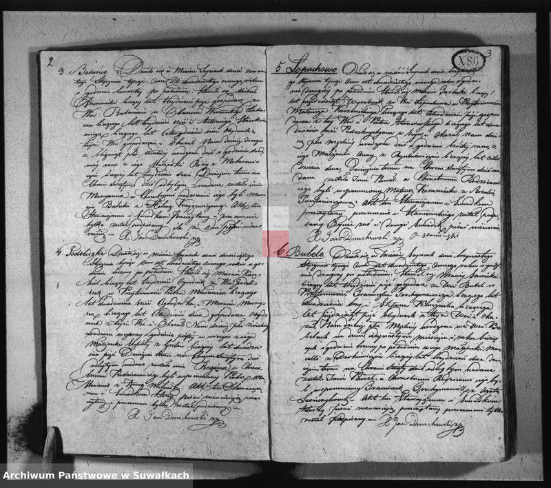 image.from.unit.number "Akta urodzonych, umarłych i zaślubionych w roku 1828 parafij seyneńskiey"