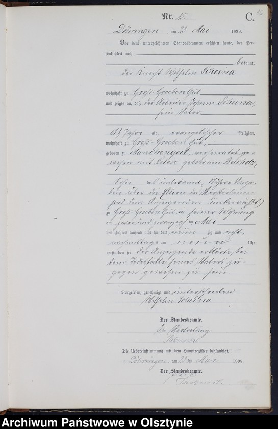 image.from.unit.number "Sterbe-Neben-Register Nr 1 - 43"