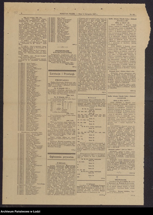 Obraz 12 z jednostki "Dawid Jakobson- wyrób i sprzedaż towarów włókienniczych"