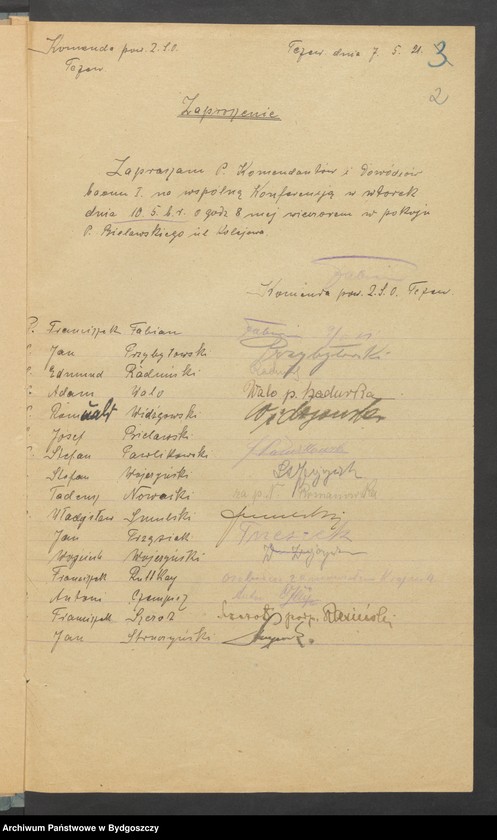 image.from.unit.number "[Sprawozdania Komendy Powiatowej Zachodniej Straży Obywatelskiej w Tczewie z zebrań i wieców]"