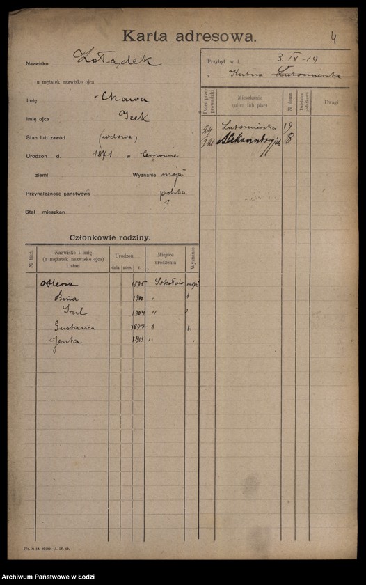 image.from.unit.number "[Spis ludności Łodzi] Zolich - Zontag"