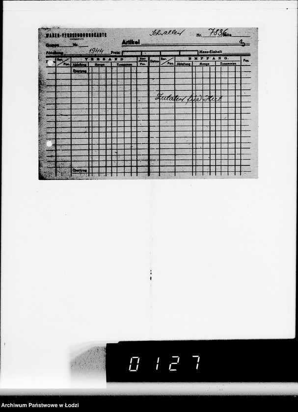 Obraz 7 z jednostki "[Dostawa produktów żywnościowych do Getta]"