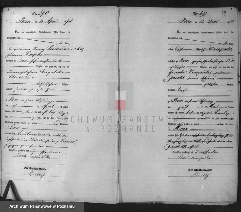 Obraz 8 z jednostki "Księga urodzeń t. II"