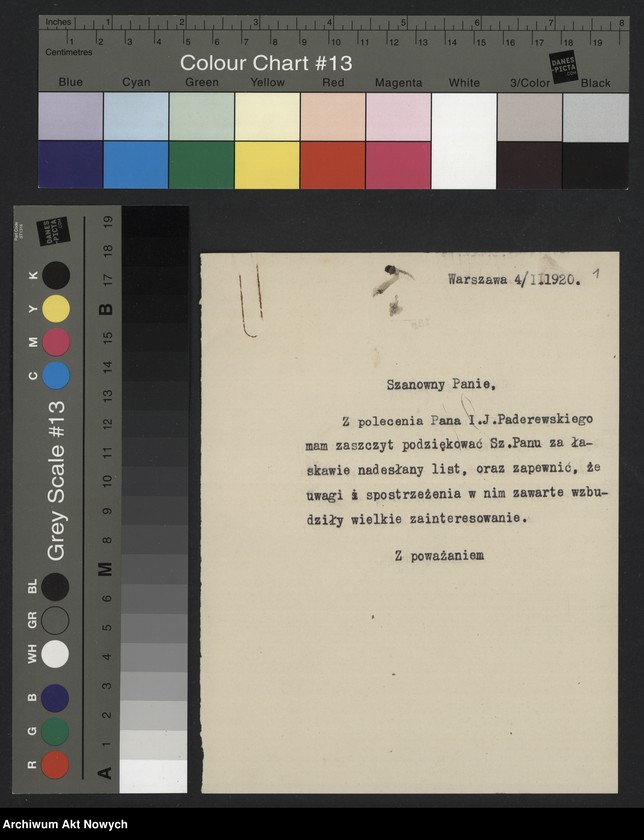 image.from.unit.number "Memoriały i korespondencja osób prywatnych w sprawach ogólnych polityki wewnętrznej i zagranicznej"