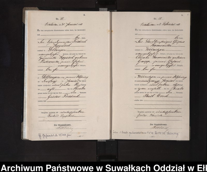 image.from.unit.number "Geburts-Haupt-Register des Königlichen Preussischen Standes-Amtes Nikolaiken Kreis Sensburg"