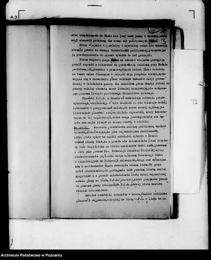 Obraz 6 z jednostki "Protokoły z zebrań periodycznych I instancji /naczelników władz i urzędów niezespolonych z terenu poszczególnych powiatów omawiające ogólną sytuację polityczną i społeczno-gospodarczą"