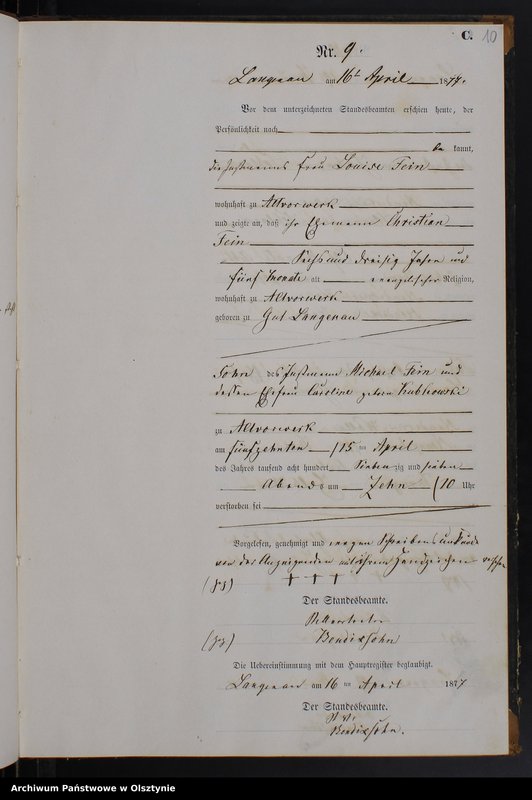 image.from.unit.number "Sterbe-Neben-Register Nr 1 - 26"