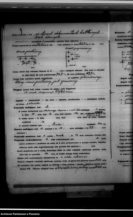 Obraz 13 z jednostki "Młyn parowy Leona Siudziaka i Ciastowskiego w Buku, pow. nowotomyski nr woj. kotła 2862"