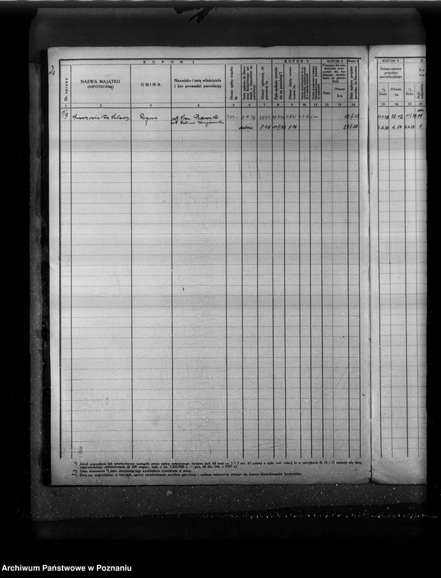 Obraz 6 z jednostki "/Księga kontroli prac parcelacji prywatnej powiatu żnińskiego/"