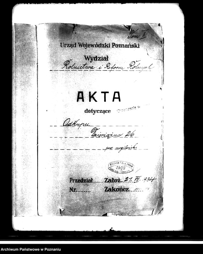 Obraz 5 z jednostki "Odkup osady Dzierżążno nr 26 powiatu mogileńskiego"