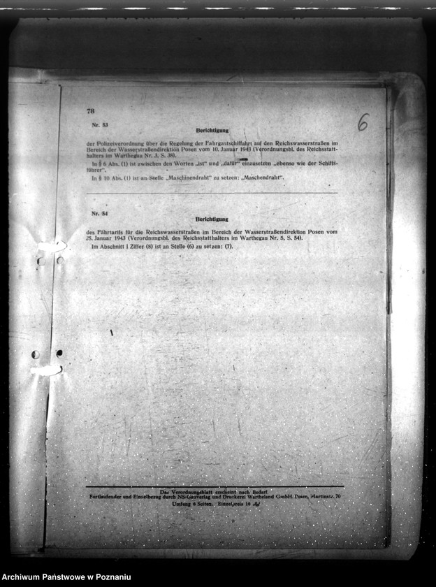 Obraz 10 z jednostki "Verordnungsblatt Nr. 9"