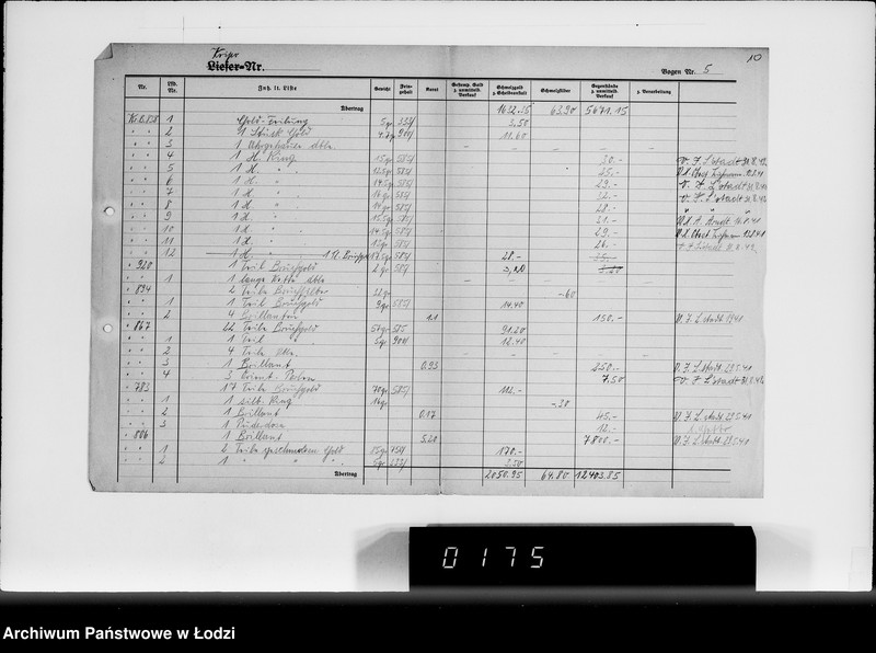 Obraz 14 z jednostki "Beschlagnahme Kripo.[Kartoteka skonfiskowanych kosztowności]"