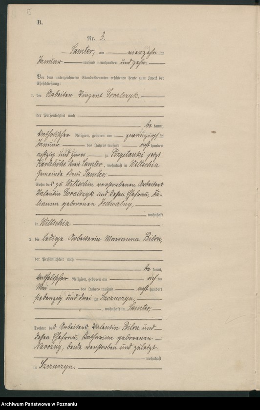 Obraz 8 z jednostki "Heirats-Haupt-Register"