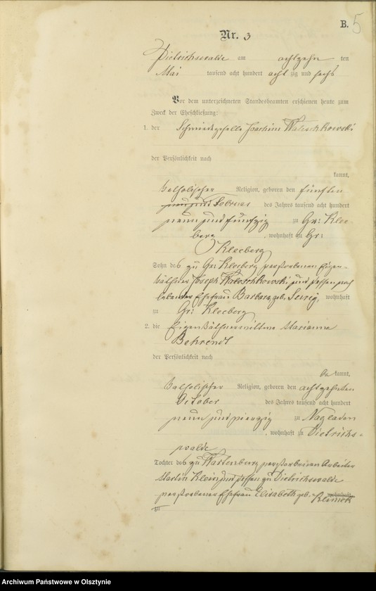 image.from.unit.number "Heiraths-Haupt-Register Nr 1 - 16"