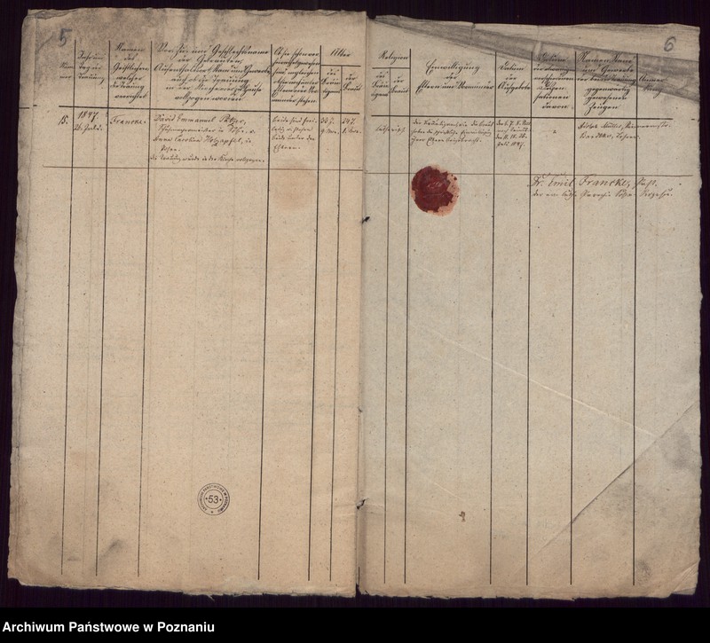 Obraz 5 z jednostki "Trauregister"