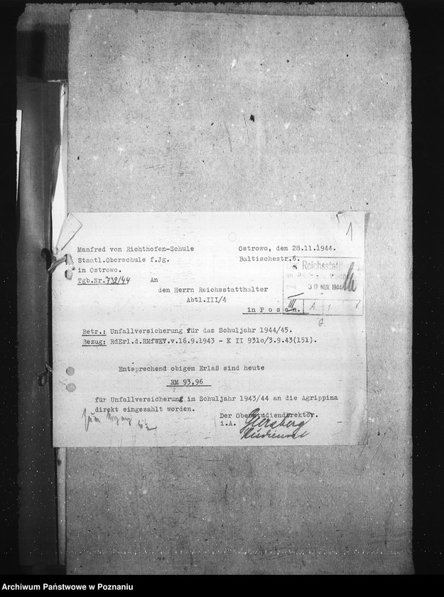 Obraz 5 z jednostki "Unfall- und Haftpflicht- Versicherung in den Schulen. Schülerversicherung. Schulsparen."