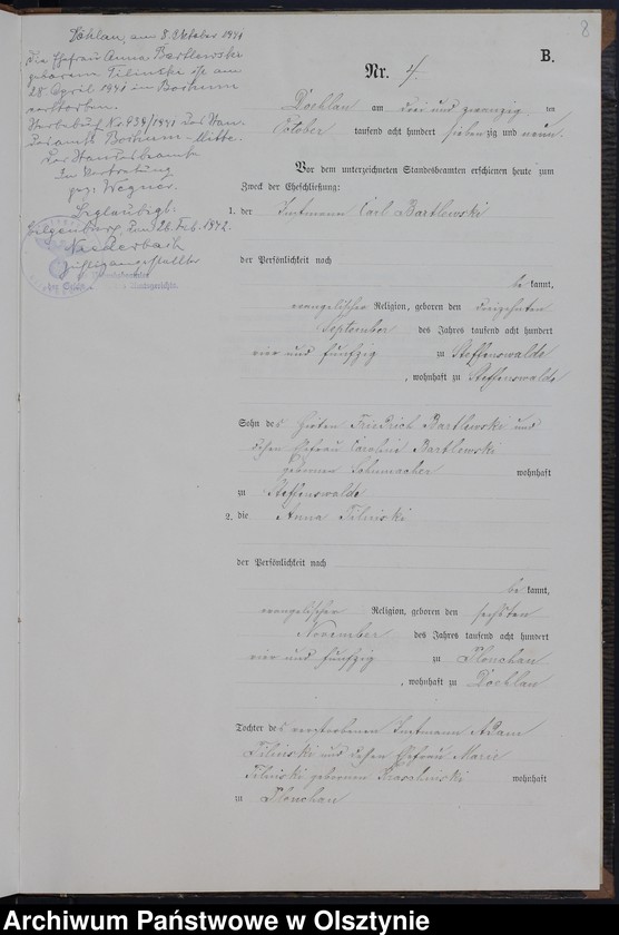 image.from.unit.number "Heiraths-Neben-Register Nr 1 - 8"