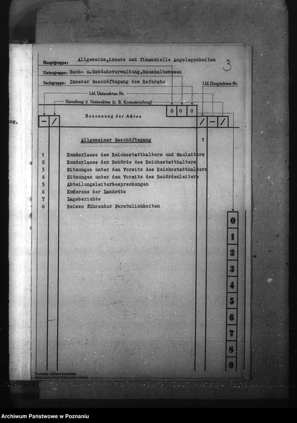 Obraz 7 z jednostki "Aktenplan (Haushalts-, Kassen- und Rechnungswesen)"