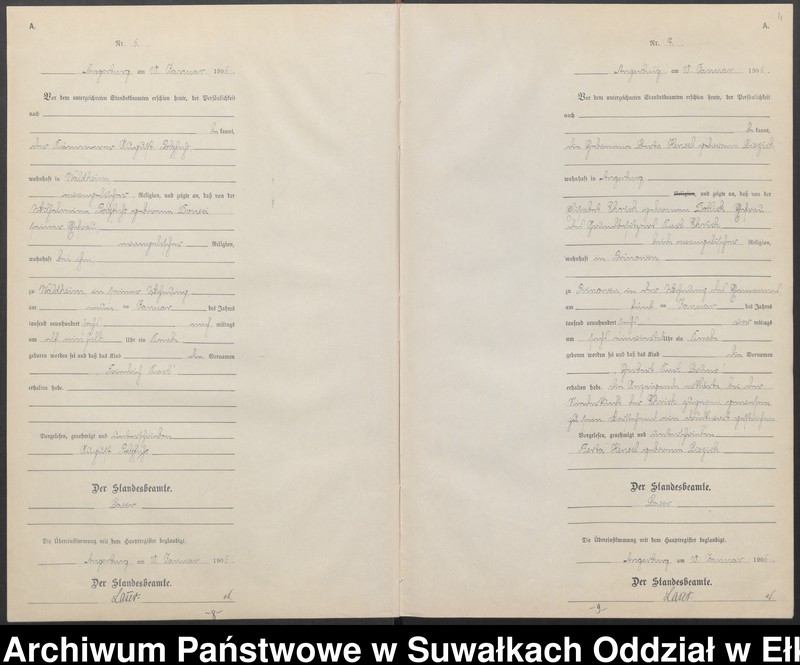 image.from.unit.number "Geburts-Neben-Register des Preussischen Standes-Amtes Angerburg Kreis Angerburg"