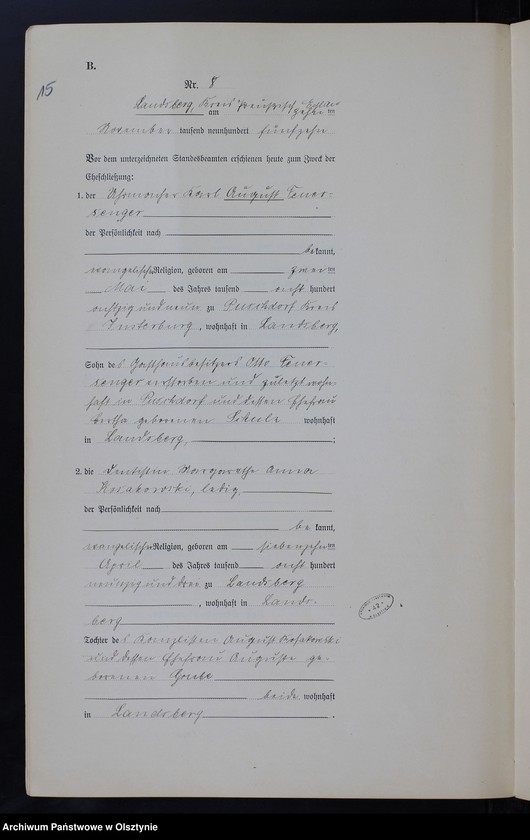 image.from.unit.number "Heiraths-Neben-Register Nr 1 -11 [ Księga małżeństw- wtóropis ]"