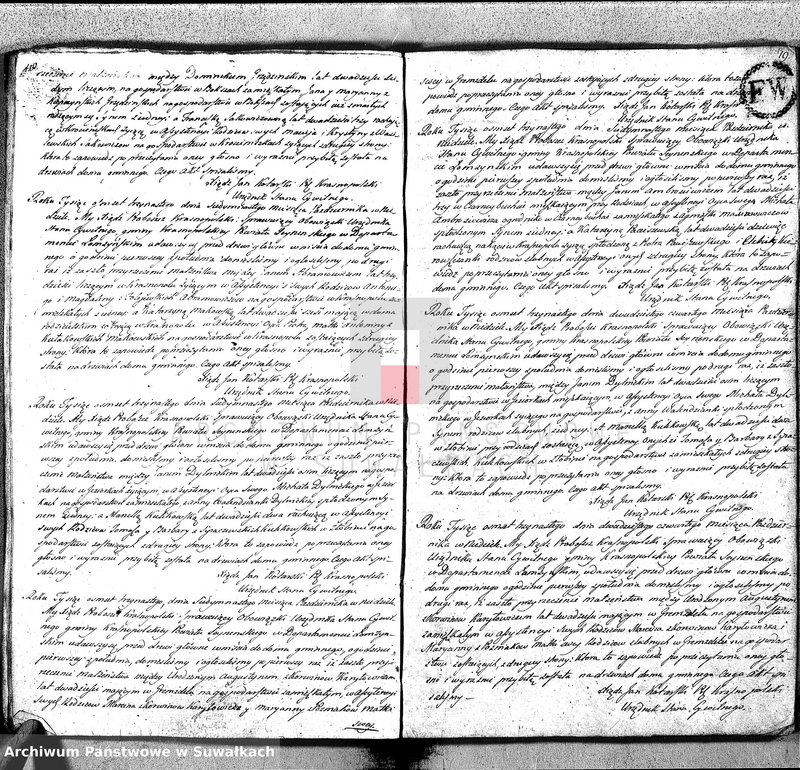 image.from.unit.number "Akta Cywilne Małżeństwa Gminy Krasnopolskiey Pttu Seyneńskiego Deptu Łomżyńskiego 1813 R."