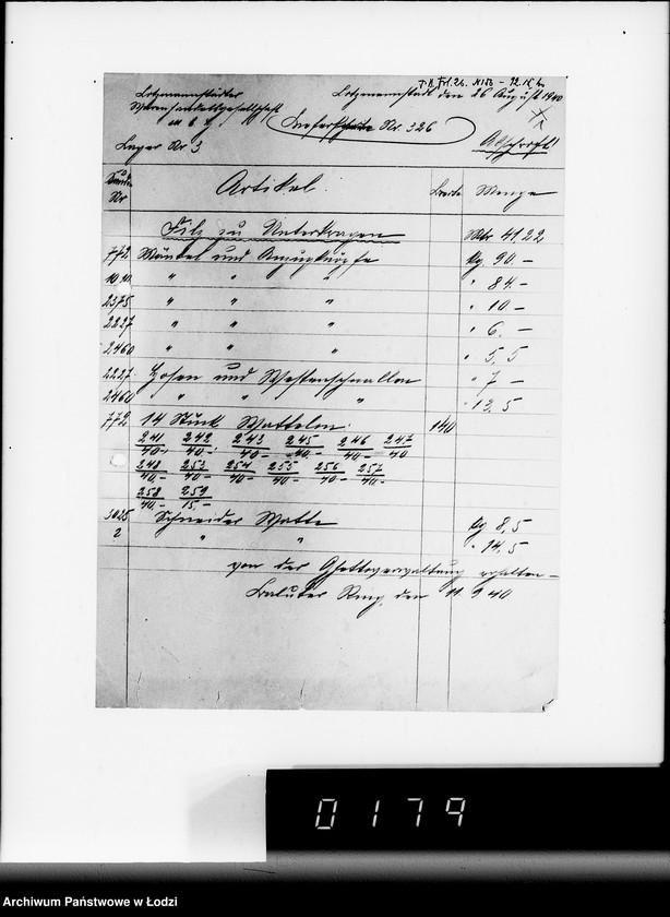 Obraz 5 z jednostki "Textil Waren Lieferscheine"