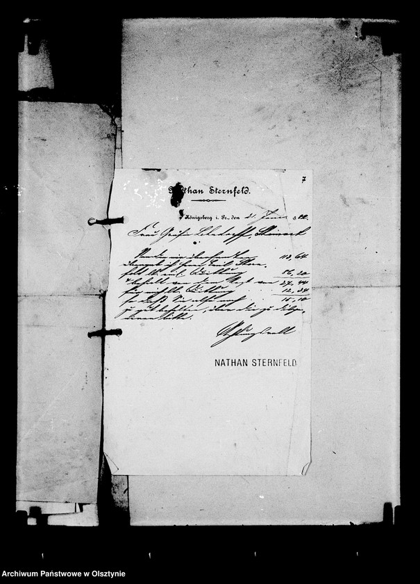 image.from.unit.number "/Geschäftsbriefverkehr des Justizrats Magnus Meitzen u. a. Rechtsänwalte u. Notare mit dem gräfl. Sekretär C. Schmidt u. dem Grafen/"