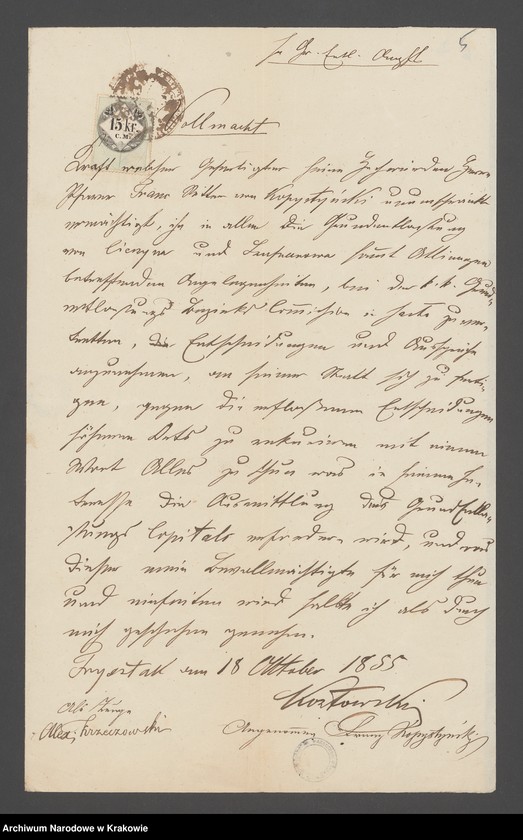 image.from.unit.number "Dominium Cieszyna (generalia, Cieszyna, Stępina - część, Szufnarowa, Posiadacze gruntów dworskich w Cieszynie i Szufnarowej, Wiśniowa-część) - Kozłowski Anastazy"