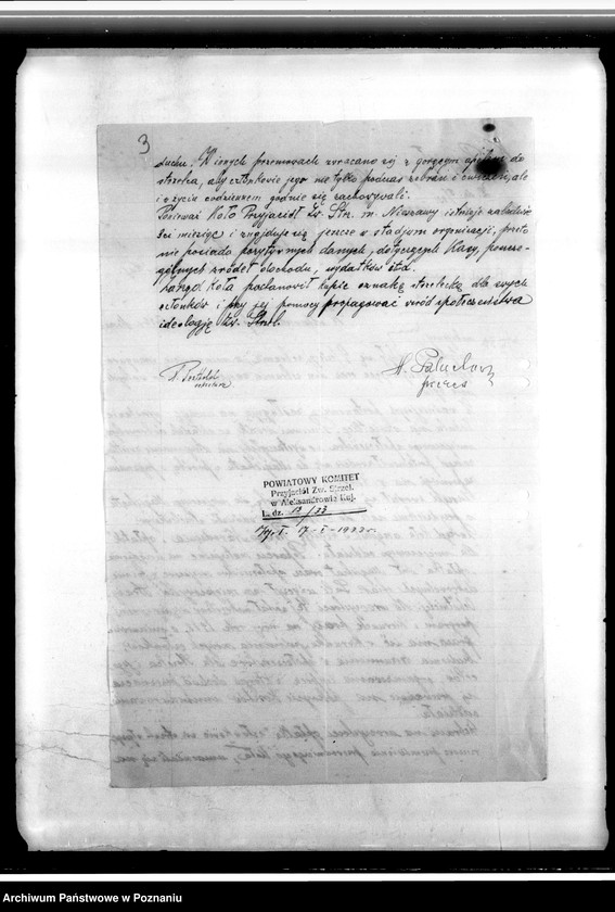 Obraz 7 z jednostki "Okólniki, zarządzenia, protokoły, rozkazy, sprawozdania, korespondencja, Komendy Powiatowe w Międzychodzie, Koninie i Wolsztynie"