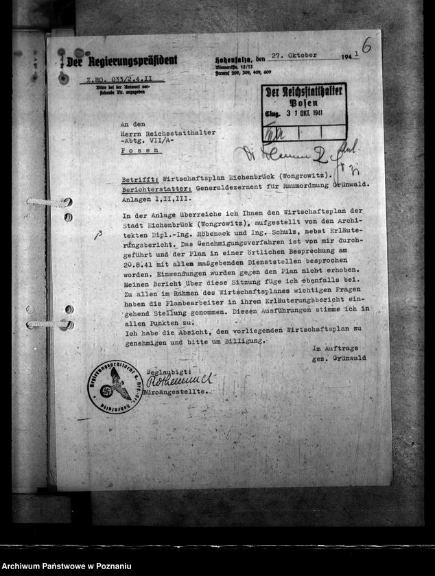 Obraz 10 z jednostki "Wirtschaftsplan Eichenbrück - Wągrowiec"