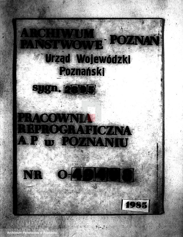 Obraz 1 z jednostki "Majątek Bolęcin-Karna powiatu wolsztyńskiego odprawy z art. 44 ustawy o wykonaniu reformy rolnej"