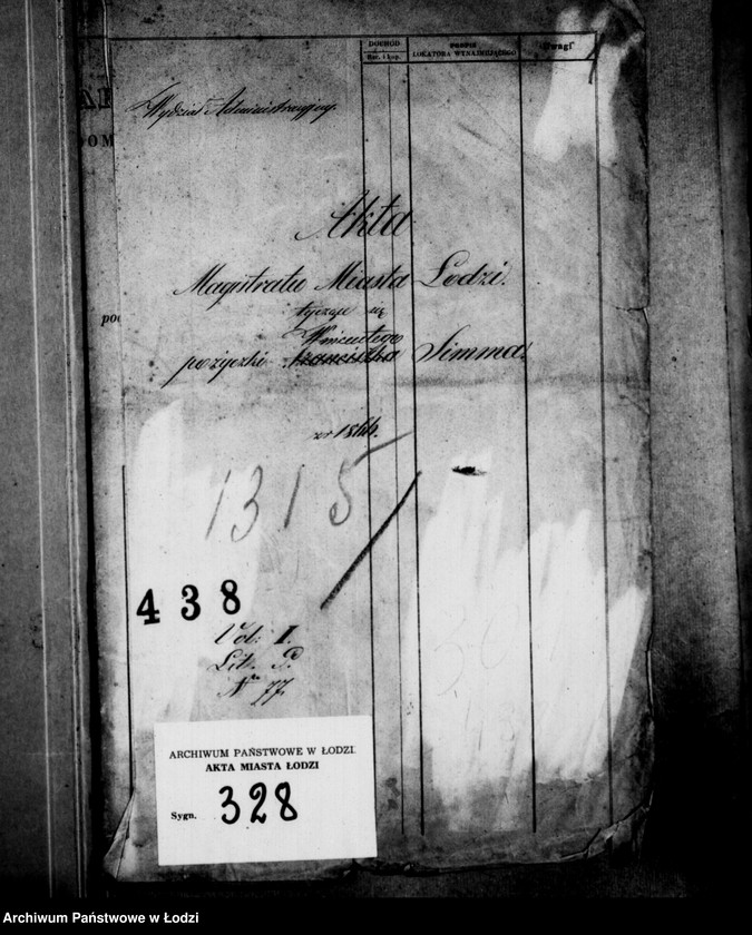 Obraz 5 z jednostki "Akta w przedmiocie pożyczki Wincentego Simma"