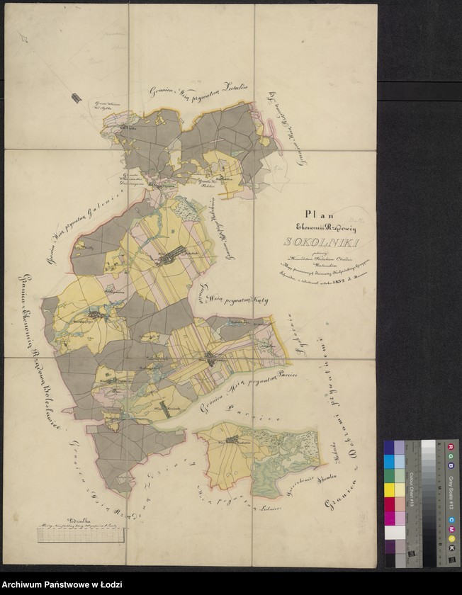 Obraz 1 z jednostki "Plan Ekonomii Rządowey Sokolniki ..."