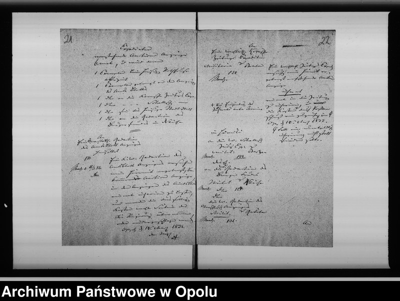 Obraz 18 z jednostki "Acta betreffend die Übergabe der zur Einrichtung des hierortigen Kantonements Lazareths für die Truppen des aufgestellt gewesenen Oder Kordons erforderlich gewesenen Utensilien und deren Verkauf"