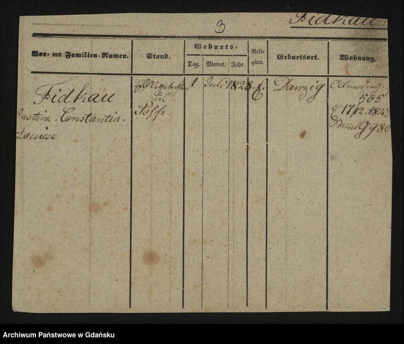 image.from.unit.number "Karty meldunkowe: Fidelack -Fiedling"