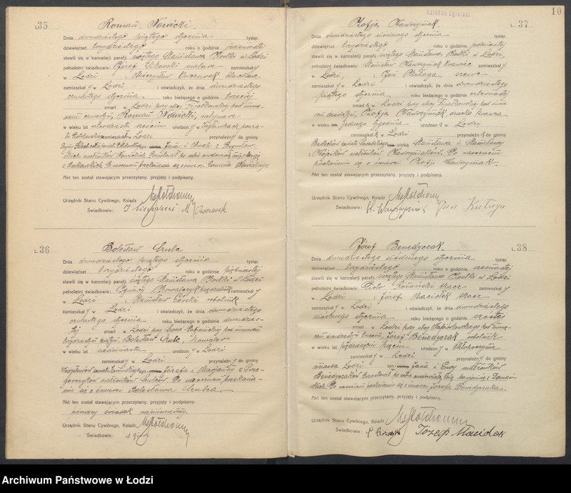 Obraz 12 z jednostki "Akta zgonów"